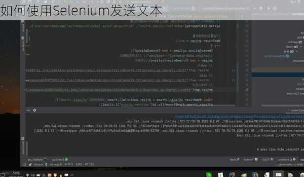 如何使用Selenium发送文本