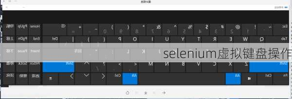 selenium虚拟键盘操作