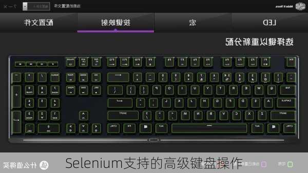 Selenium支持的高级键盘操作