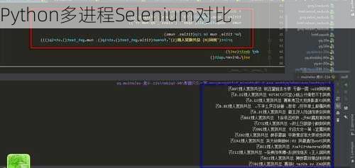Python多进程Selenium对比