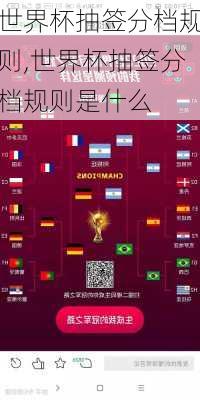 世界杯抽签分档规则,世界杯抽签分档规则是什么
