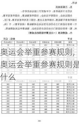 奥运会举重参赛规则,奥运会举重参赛规则是什么