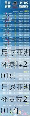 足球亚洲杯赛程2016,足球亚洲杯赛程2016年