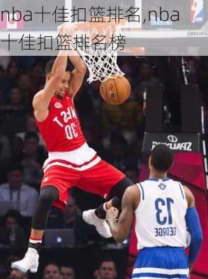 nba十佳扣篮排名,nba十佳扣篮排名榜