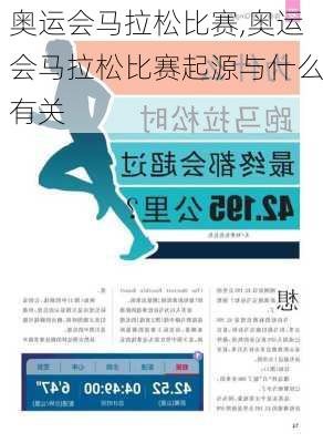 奥运会马拉松比赛,奥运会马拉松比赛起源与什么有关