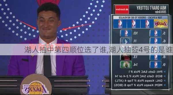 湖人抽中第四顺位选了谁,湖人抽签4号的是谁
