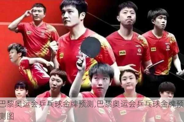 巴黎奥运会乒乓球金牌预测,巴黎奥运会乒乓球金牌预测图