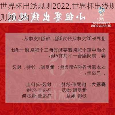 世界杯出线规则2022,世界杯出线规则2022年