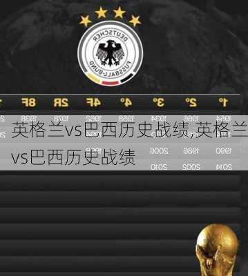 英格兰vs巴西历史战绩,英格兰vs巴西历史战绩