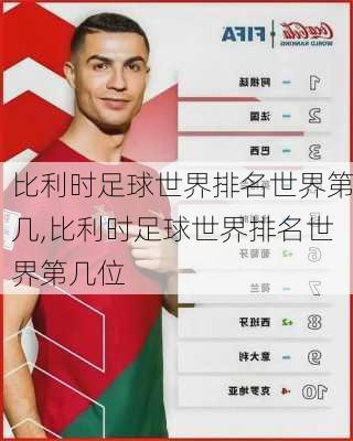 比利时足球世界排名世界第几,比利时足球世界排名世界第几位
