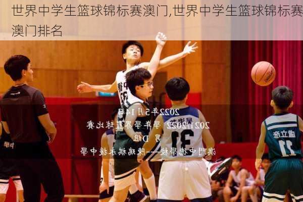 世界中学生篮球锦标赛澳门,世界中学生篮球锦标赛澳门排名