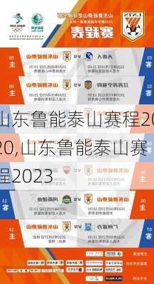 山东鲁能泰山赛程2020,山东鲁能泰山赛程2023