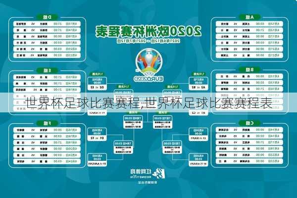 世界杯足球比赛赛程,世界杯足球比赛赛程表
