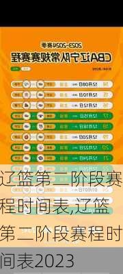 辽篮第二阶段赛程时间表,辽篮第二阶段赛程时间表2023