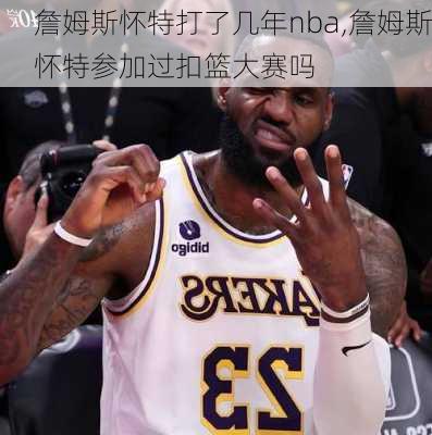 詹姆斯怀特打了几年nba,詹姆斯怀特参加过扣篮大赛吗
