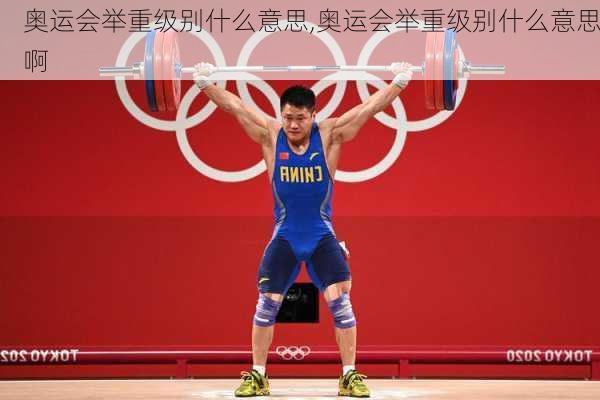 奥运会举重级别什么意思,奥运会举重级别什么意思啊