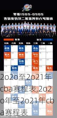 2o2o至2o21年cba赛程表,2o2o年至2o21年cba赛程表