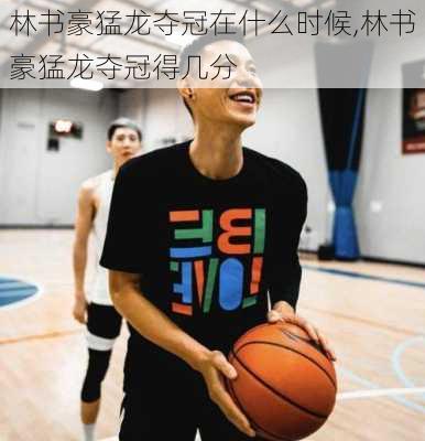 林书豪猛龙夺冠在什么时候,林书豪猛龙夺冠得几分