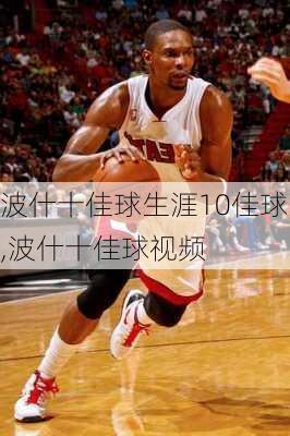 波什十佳球生涯10佳球,波什十佳球视频