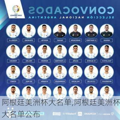 阿根廷美洲杯大名单,阿根廷美洲杯大名单公布