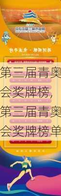 第三届青奥会奖牌榜,第三届青奥会奖牌榜单
