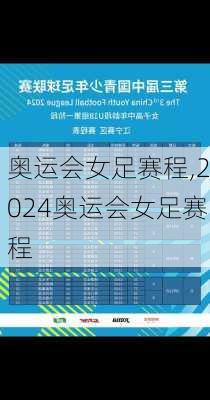奥运会女足赛程,2024奥运会女足赛程