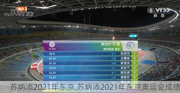 苏炳添2021年东京,苏炳添2021年东京奥运会成绩
