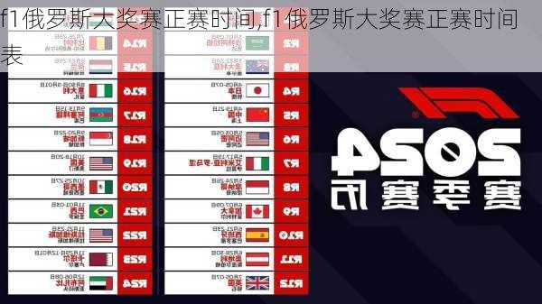 f1俄罗斯大奖赛正赛时间,f1俄罗斯大奖赛正赛时间表