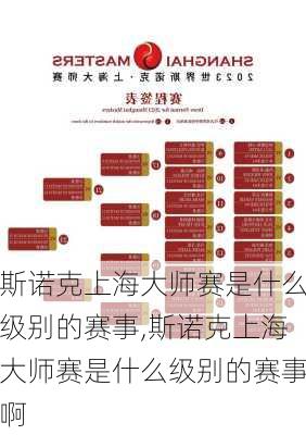 斯诺克上海大师赛是什么级别的赛事,斯诺克上海大师赛是什么级别的赛事啊