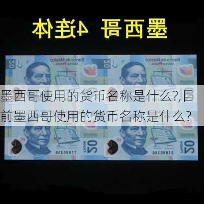 墨西哥使用的货币名称是什么?,目前墨西哥使用的货币名称是什么?