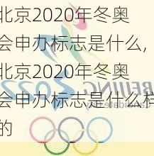 北京2020年冬奥会申办标志是什么,北京2020年冬奥会申办标志是什么样的