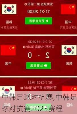 中韩足球对抗赛,中韩足球对抗赛2023赛程