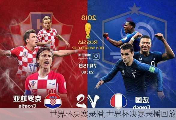 世界杯决赛录播,世界杯决赛录播回放