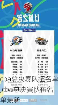 cba总决赛队伍名单,cba总决赛队伍名单最新