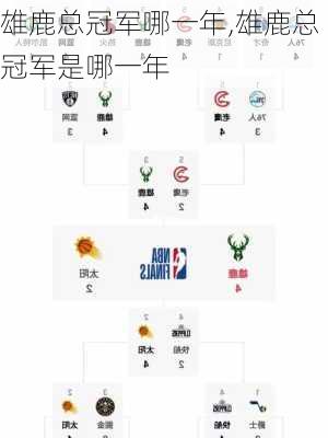 雄鹿总冠军哪一年,雄鹿总冠军是哪一年
