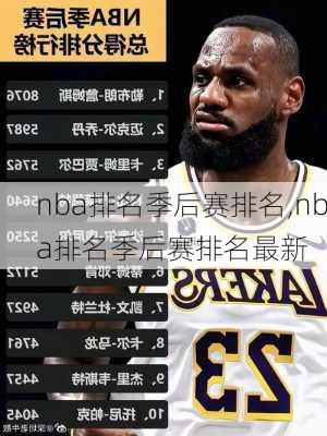 nba排名季后赛排名,nba排名季后赛排名最新