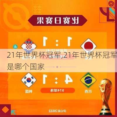 21年世界杯冠军,21年世界杯冠军是哪个国家