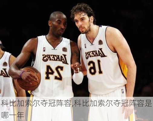 科比加索尔夺冠阵容,科比加索尔夺冠阵容是哪一年