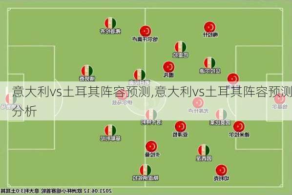 意大利vs土耳其阵容预测,意大利vs土耳其阵容预测分析