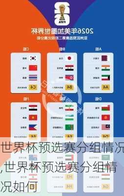 世界杯预选赛分组情况,世界杯预选赛分组情况如何