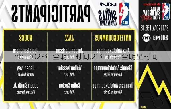 nba2023年全明星时间,21年nba全明星时间