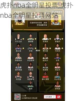 虎扑nba全明星投票,虎扑nba全明星投票网站