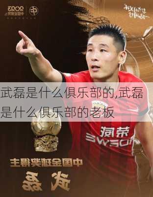 武磊是什么俱乐部的,武磊是什么俱乐部的老板