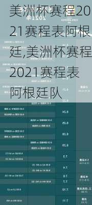 美洲杯赛程2021赛程表阿根廷,美洲杯赛程2021赛程表阿根廷队