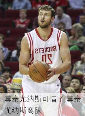 莫泰尤纳斯可惜了,莫泰尤纳斯离队
