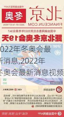 2022年冬奥会最新消息,2022年冬奥会最新消息视频