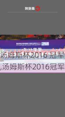 汤姆斯杯2016 冠军,汤姆斯杯2016冠军