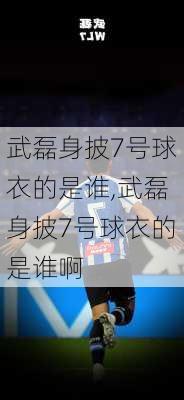 武磊身披7号球衣的是谁,武磊身披7号球衣的是谁啊