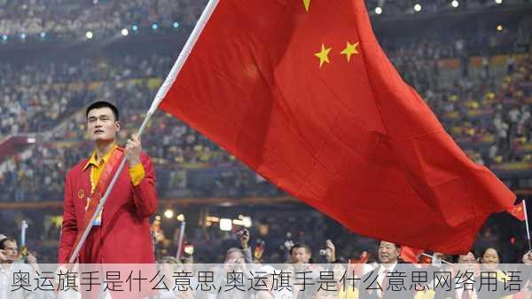 奥运旗手是什么意思,奥运旗手是什么意思网络用语
