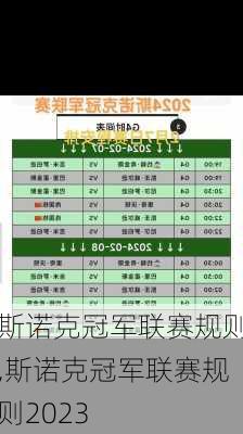 斯诺克冠军联赛规则,斯诺克冠军联赛规则2023